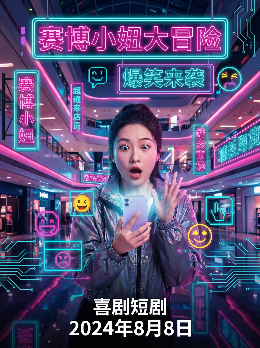 任你懆这里只有精品4 搞笑喜剧短剧 - 赛博小妞大冒险海报